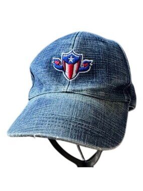 Puerto Rico Shield Denim Cap